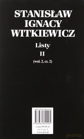 Listy 2 Pakiet - Stanisław Ignacy Witkiewicz [KSIĄŻKA]