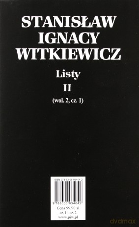 Listy 2 Pakiet - Stanisław Ignacy Witkiewicz [KSIĄŻKA]