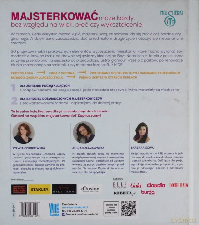 Majsterki zrób to sam. 30 projektów dla każdego - Sylwia Czubkowska [KSIĄŻKA]