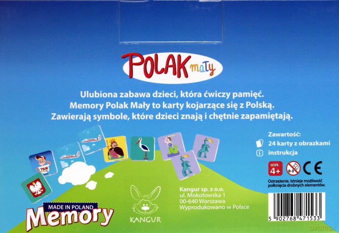 Memory. Polak mały [GRA]