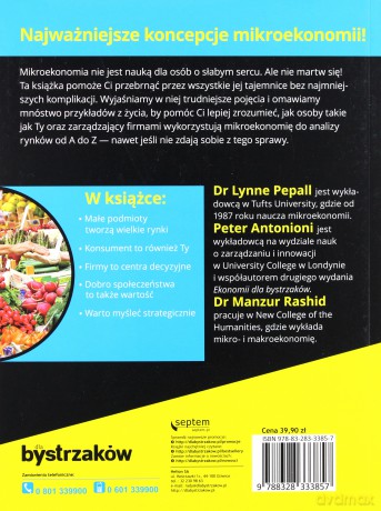 Mikroekonomia dla bystrzaków - Lynne Pepall [KSIĄŻKA]