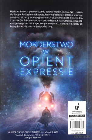 Morderstwo w Orient Expressie (okładka filmowa) - Agata Christie [KSIĄŻKA]