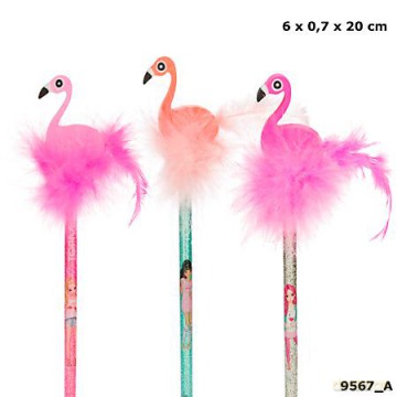 Ołówek z gumką flamingo top model