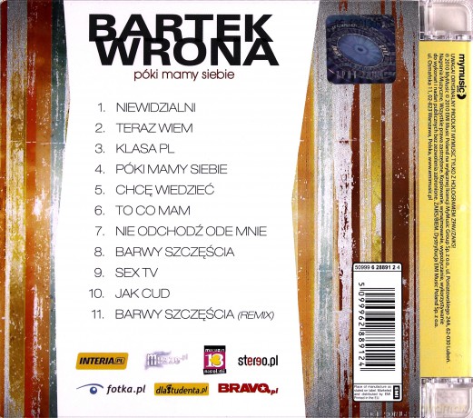 Bartek Wrona: Póki mamy siebie [CD]