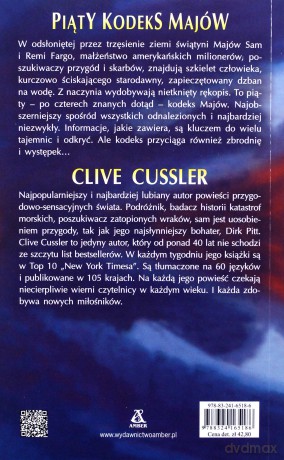 Piąty kodeks Majów - Clive Cussler [KSIĄŻKA]