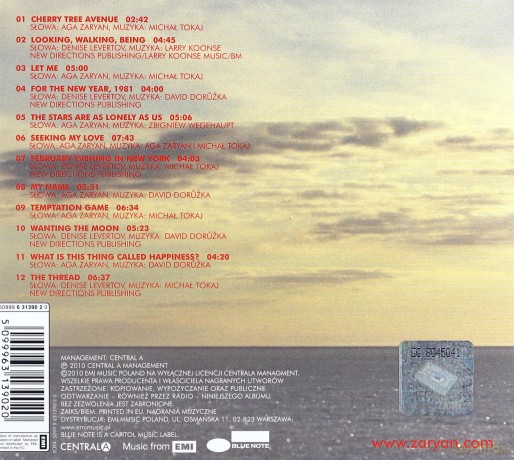 Aga Zaryan: Looking, Walking, Being (digipack) [CD]