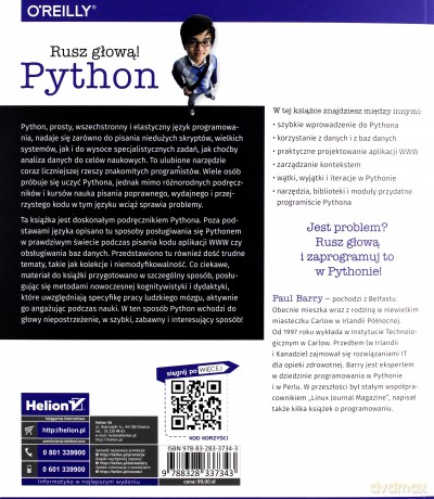 Python. Rusz głową - Paul Barry [KSIĄŻKA]