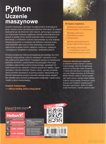 Python. Uczenie maszynowe - Sebastian Raschka [KSIĄŻKA]