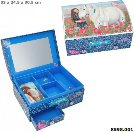 Szkatułka z lusterkiem miss melody