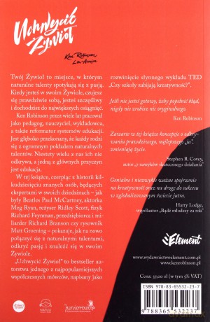 Uchwycić żywioł. O tym jak znalezienie pasji zmienia wszystko - Ken Robinson [KSIĄŻKA]