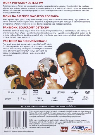 Monk 59: Monk prywatny detektyw / Monk na zjeździe swojego rocznika (0) [DVD]