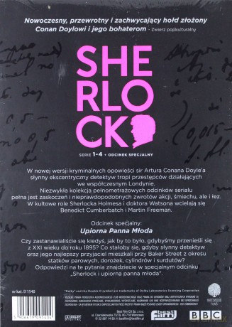 Sherlock Sezon 1-4 + odc. specjalny (BBC) [15DVD]