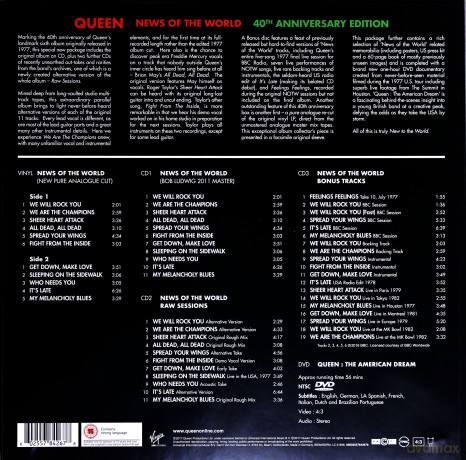 Queen: News Of The World (Super Deluxe) (Limited) [BOX] [Winyl]+[DVD]+[3CD]