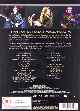Black Sabbath: The End (Deluxe) (Limited) [BOX] [Blu-Ray]+[DVD]+[3CD]