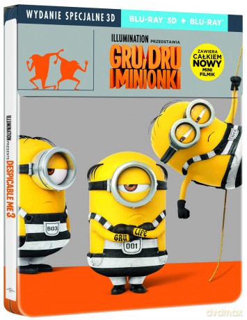 Gru, Dru i Minionki (steelbook) [Blu-Ray 3D]+[Blu-Ray]