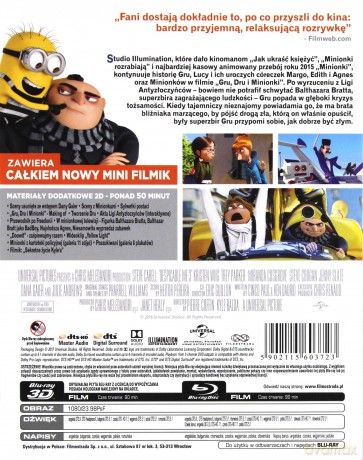 Gru, Dru i Minionki (steelbook) [Blu-Ray 3D]+[Blu-Ray]