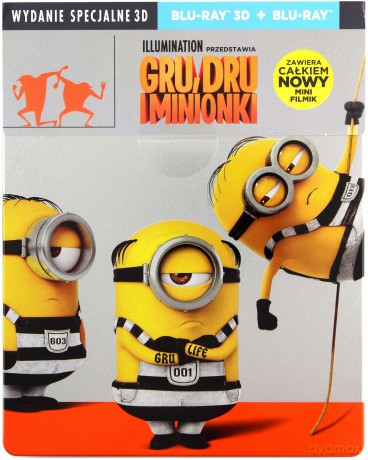 Gru, Dru i Minionki (steelbook) [Blu-Ray 3D]+[Blu-Ray]