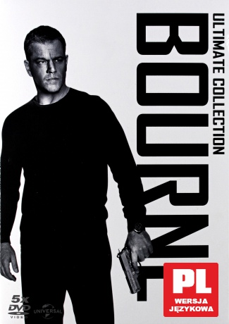 Filmowa kolekcja: Bourne 1-5: Tożsamość Bourne'a / Krucjata Bourne'a / Ultimatum Bourne'a / Dziedzictwo Bourne'a / Jason Bourne [BOX] [5DVD]