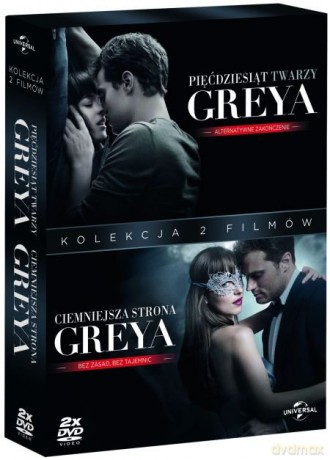 Pięćdziesiąt twarzy Greya / Ciemniejsza Strona Greya [2DVD]