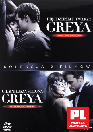 Pięćdziesiąt twarzy Greya / Ciemniejsza Strona Greya [2DVD]