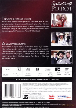 Poirot 36: Tajemnica błękitnego ekspresu [DVD]