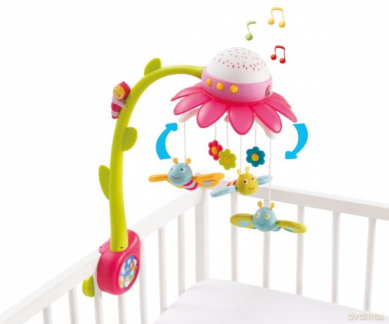 Cotoons Karuzelka nad łóżeczko, różowa