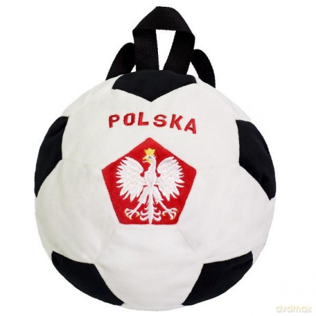 Football plecak piłka czarna