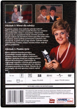 Napisała: Morderstwo 03: Wiwat dla zabójcy / Pieskie życie [DVD]