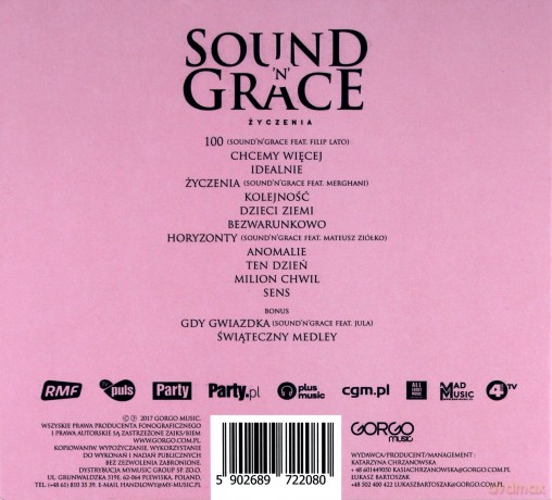 Sound'n'Grace: Życzenia [CD]