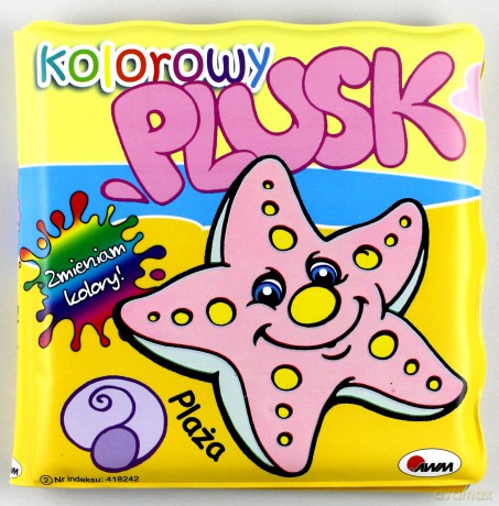 Kolorowy plusk. Plaża - Mirosława Kwiecińska [KSIĄŻKA]