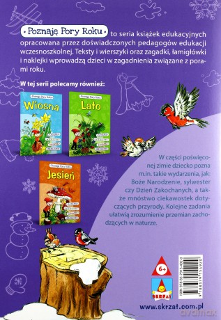 Poznaję pory roku. Zima - Danuta Klimkiewicz, Maria Kwiecień [KSIĄŻKA]