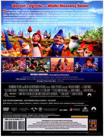 Gnomeo i Julia. Tajemnica zaginionych krasnali (booklet) [DVD]