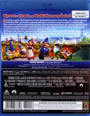 Gnomeo i Julia. Tajemnica zaginionych krasnali [Blu-Ray]