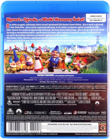 Gnomeo i Julia. Tajemnica zaginionych krasnali [Blu-Ray]