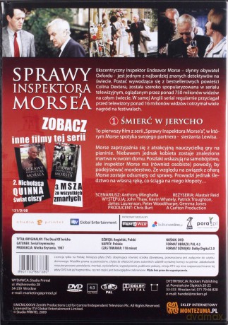 Sprawy inspektora Morse'a: Śmierć w Jerycho / Nicholasa Quinna świat ciszy / Msza za wszystkich zmarłych Pakiet [3DVD]