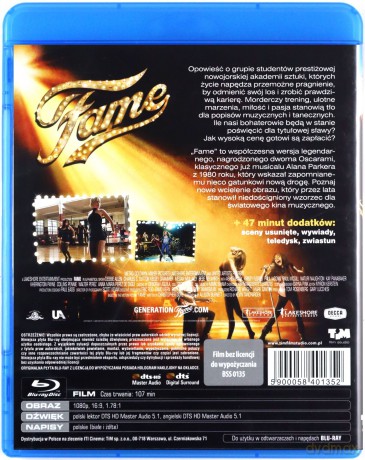 Sława (Fame) (2009) [Blu-Ray]