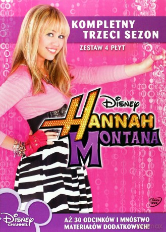 Hannah Montana sezon 1-4 Pakiet (Disney) [BOX] [15DVD]
