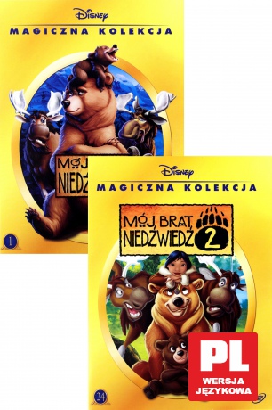Mój brat niedźwiedź 1-2 Pakiet (Magiczna Kolekcja) (Disney) [2DVD]
