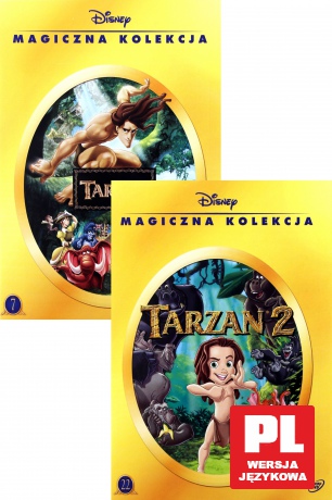 Tarzan / Tarzan 2 Pakiet (Magiczna Kolekcja) (Disney) [2DVD]