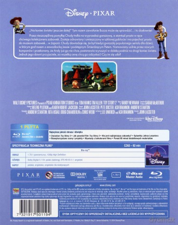 Toy Story 1-3 Pakiet (Disney Pixar) [3xBlu-Ray] 