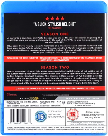Narcos Season 1-2 [6xBlu-Ray]