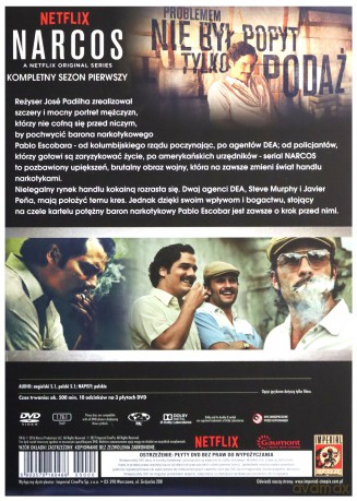 Narcos Sezon 1 [3DVD]
