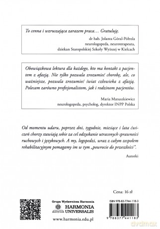 Afazja i powrót do przeszłości - Jolanta Pszczółka, Małgorzata Jankowska [KSIĄŻKA]