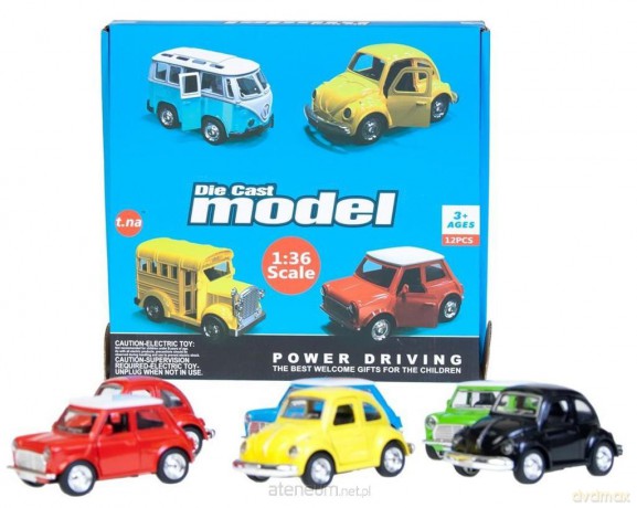 Auto metalowe 10 cm