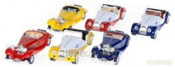 Auto metalowe retro 13 cm mix