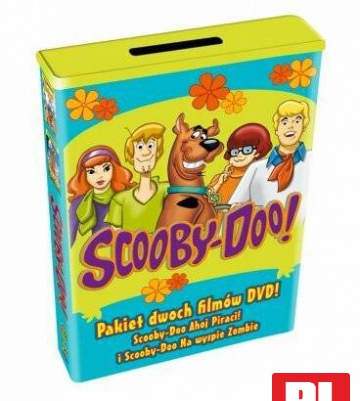 Scooby-Doo Kolekcja: Scooby-Doo: Ahoj piraci! / Na wyspie Zombie + skarbonka BOX [2DVD]