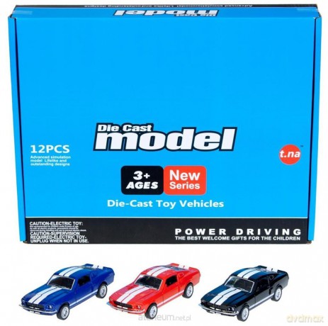 Auto osobowe metalowe 12 cm