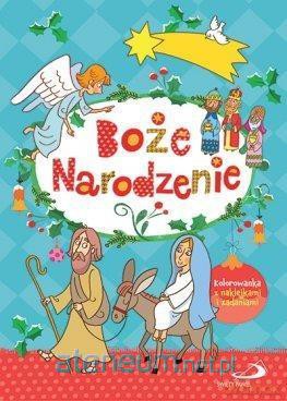 Boże Narodzenie. Kolorowanka z naklejkami [KSIĄŻKA]