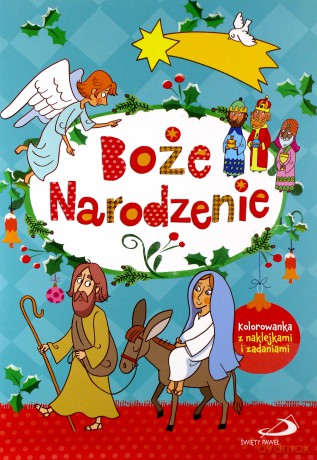 Boże Narodzenie. Kolorowanka z naklejkami [KSIĄŻKA]