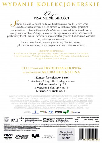 Chopin - Pragnienie miłości edycja specjalna + Artur Rubinstein [DVD]+[CD]